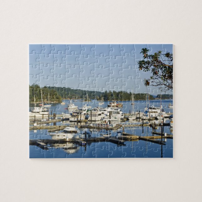 Puzzle Canadá, BC, Islas del Golfo, Isla Salt Spring, (Horizontal)