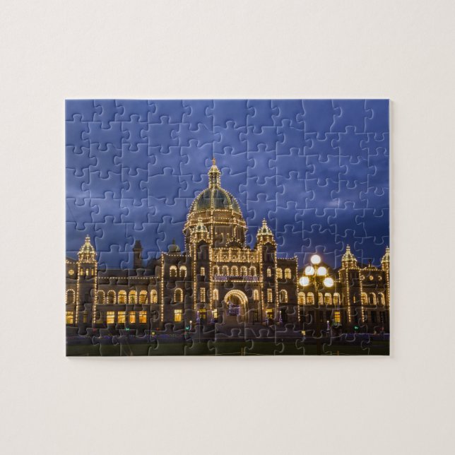 Puzzle CANADÁ, Columbia Británica, Victoria. Tarde, (Horizontal)