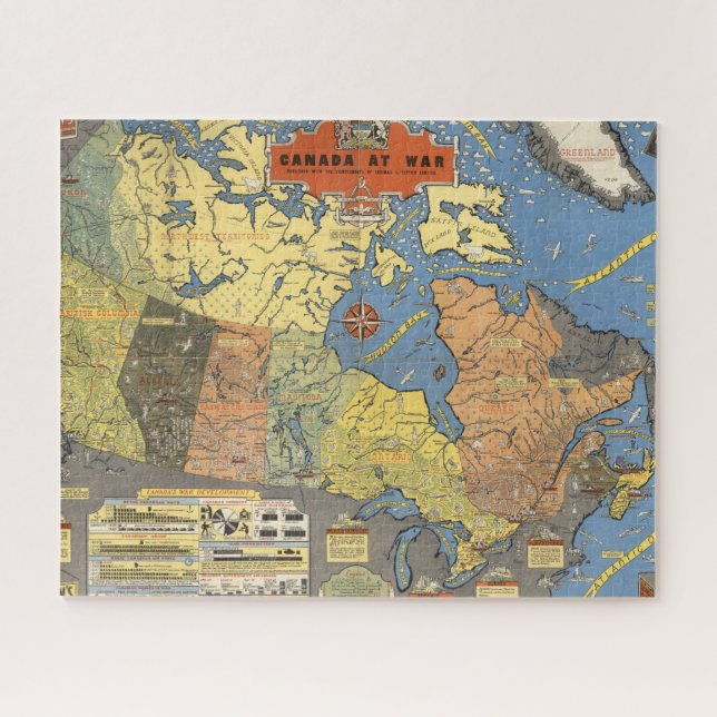 Puzzle Canadá En Guerra (Horizontal)