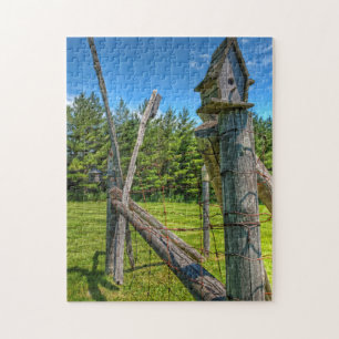 Puzzle Canadá, Ontario, Erin, casa de pájaros
