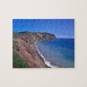 Puzzle Canadá, Quebec, Islas de la Magdalena, Cabo Alrigh