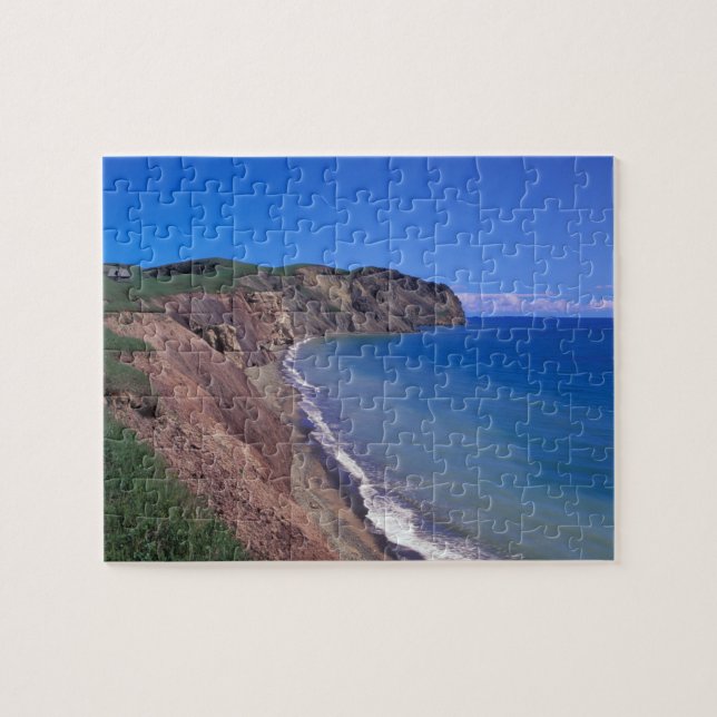 Puzzle Canadá, Quebec, Islas de la Magdalena, Cabo Alrigh (Horizontal)