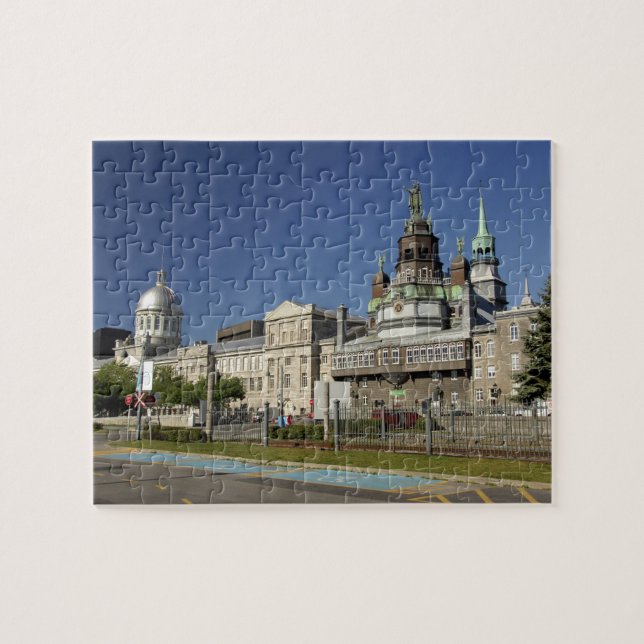 Puzzle Canadá, Quebec, Montreal. Vieux Montreal (Horizontal)