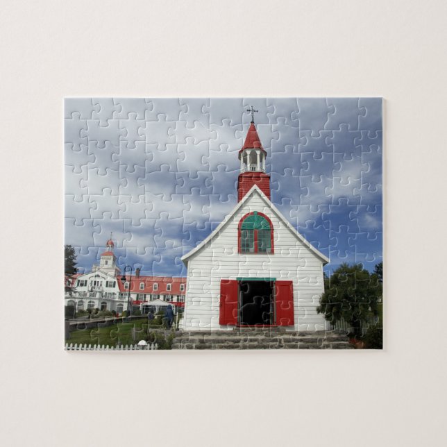 Puzzle Canadá, Quebec, Tadoussac. Petite Chapelle, (Horizontal)