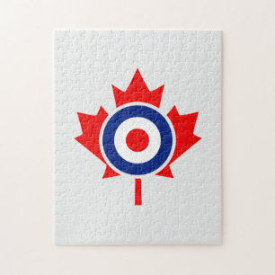 Puzzle Canadiense Maple Leaf Roundel Mod CANADA