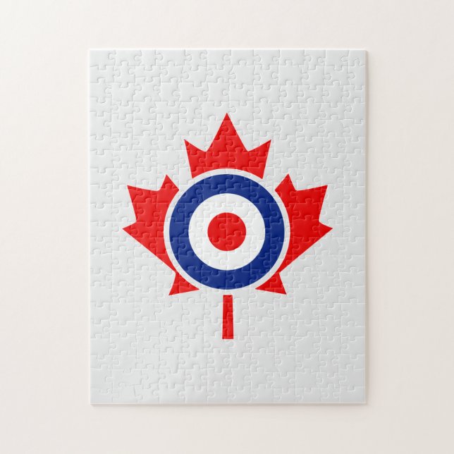 Puzzle Canadiense Maple Leaf Roundel Mod CANADA (Vertical)