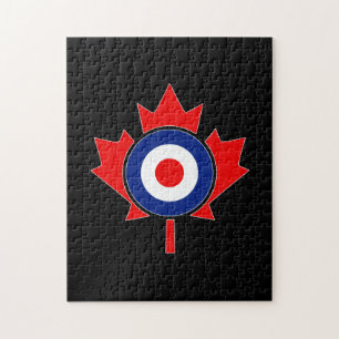Puzzle Canadiense Maple Leaf Roundel Mod CANADA