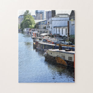 Puzzle Canal Boats Regent Londres Reino Unido Reino Unido