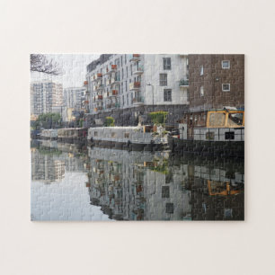 Puzzle Canal Boats Regent Londres Reino Unido Reino Unido