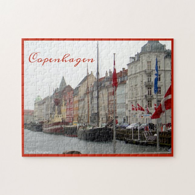 Puzzle Canal de Copenhague (Nyhavn) (Horizontal)