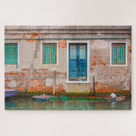 Puzzle Canal de Venecia y barco naufragado, Italia