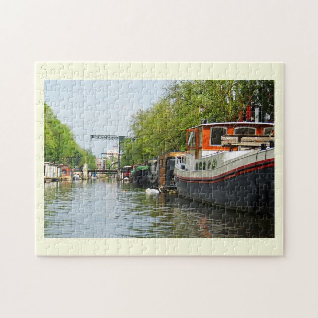 Puzzle Canal en Amsterdam (Horizontal)