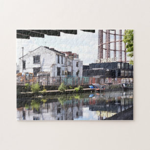 Puzzle Canal Reflection Regent Londres Reino Unido Reino 