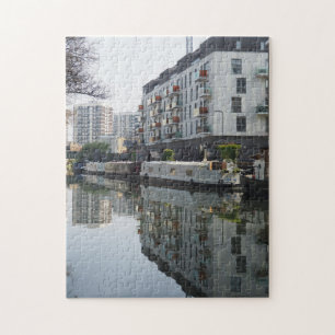 Puzzle Canal Reflection Regent Londres Reino Unido Reino