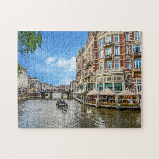 Puzzle Canales de Ámsterdam. (Horizontal)