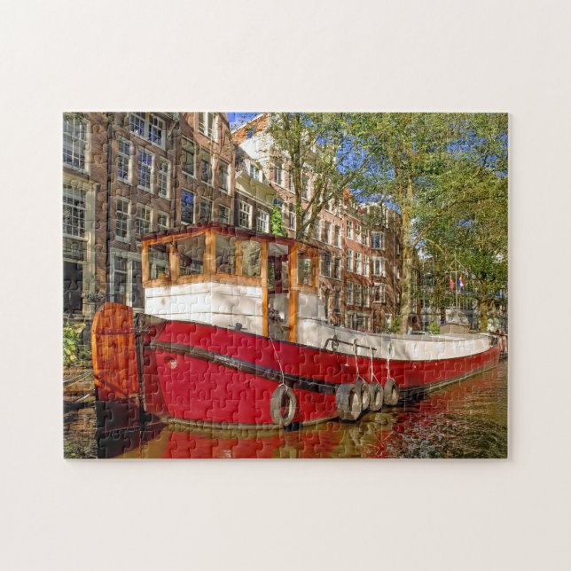 Puzzle Canales de Ámsterdam. (Horizontal)