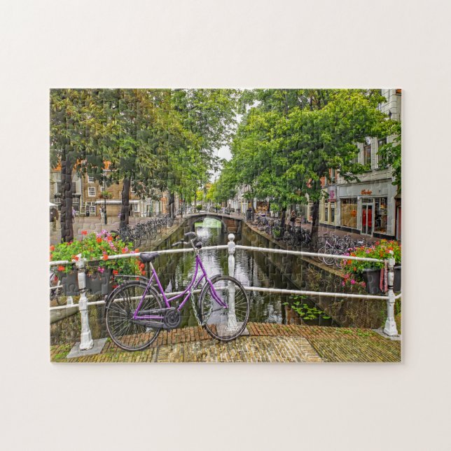 Puzzle Canales de Ámsterdam. (Horizontal)