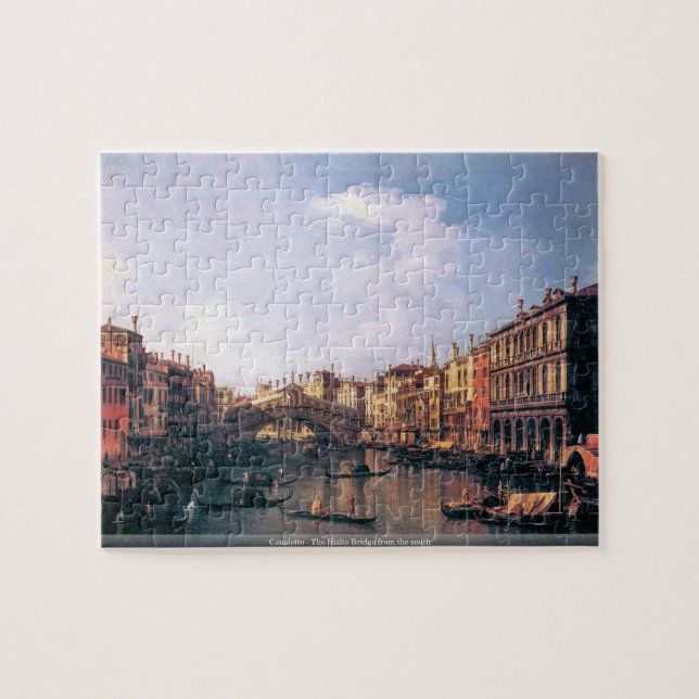 Puzzle Canaletto - el puente de Rialto del sur (Horizontal)