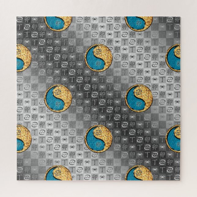 Puzzle Cáncer & Conejo de Fuego (Vertical)