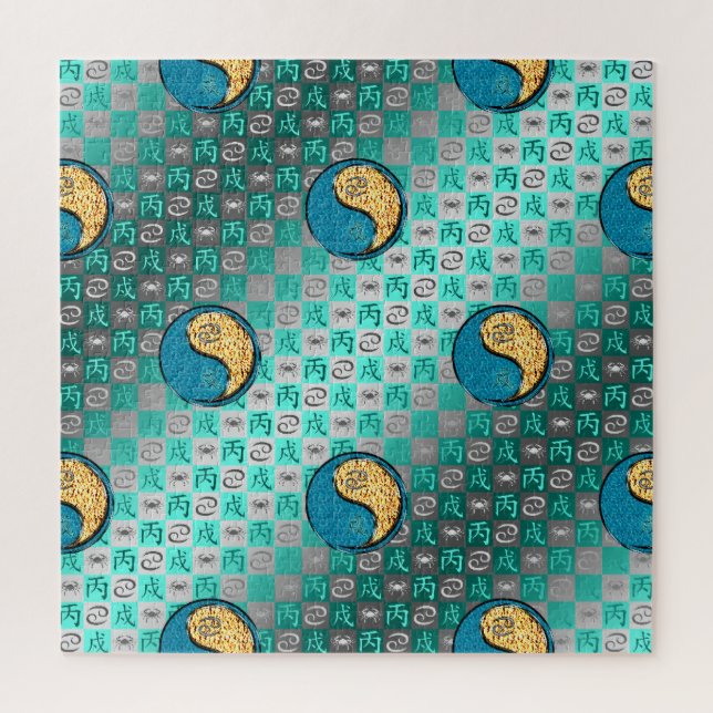 Puzzle Cáncer y Perro de Fuego (Vertical)