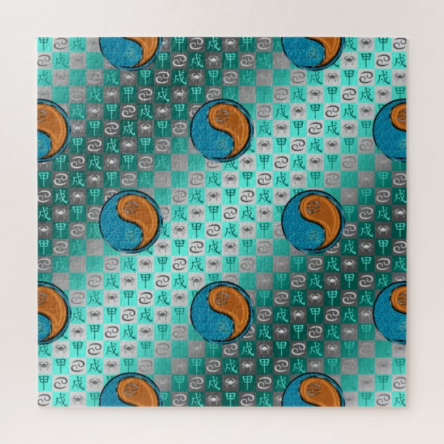 Puzzle Cáncer y Perro de Madera (Vertical)