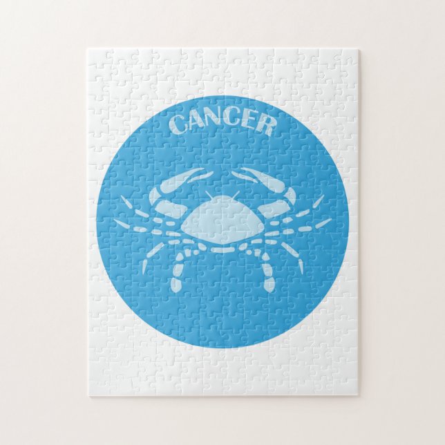 Puzzle Cancer, Zodiac Sign, Horoscope, Astrology (Vertical)