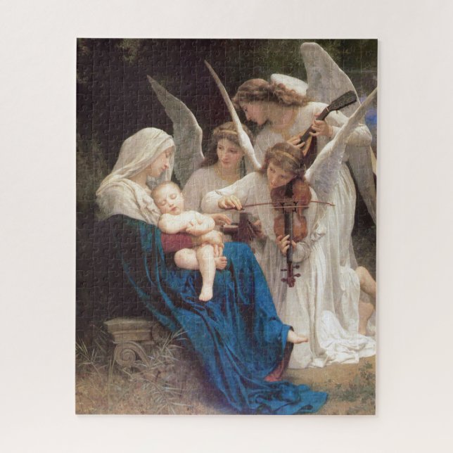 Puzzle "Canción de los ángeles" de Bouguereau (Vertical)