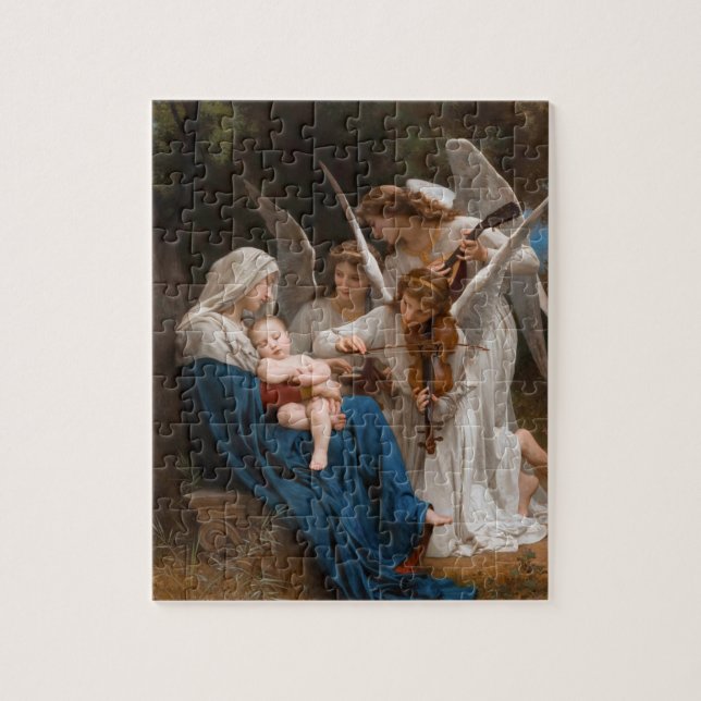Puzzle Canción de los ángeles de William-Adolphe Bouguere (Vertical)
