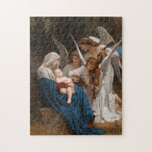 Puzzle Canción de los Ángeles de William-Adolphe Bouguere