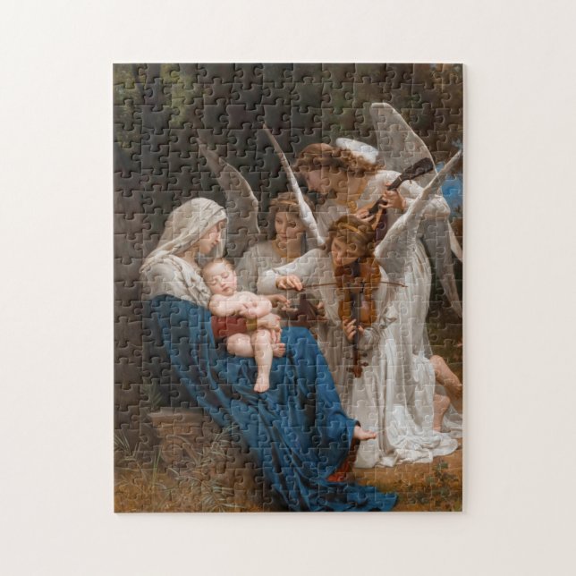 Puzzle Canción de los Ángeles de William-Adolphe Bouguere (Vertical)