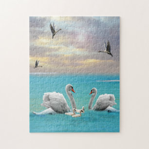 Puzzle Canción Del Cisne Blanco,