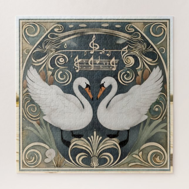 Puzzle Canción Swan de 676 piezas (Vertical)