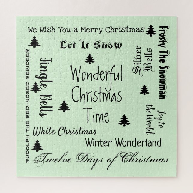 Puzzle Canciones de navidades Vacaciones Difícil rompecab (Vertical)