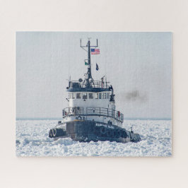 Puzzle Candace Elise Tugboat En Hielo