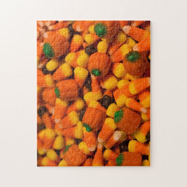 Puzzle Candy Corn Puzzle. Candy, Autumn, Candy Fun (Vertical)