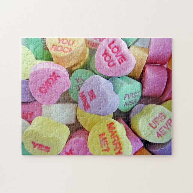 Puzzle Candy Hearts (Horizontal)