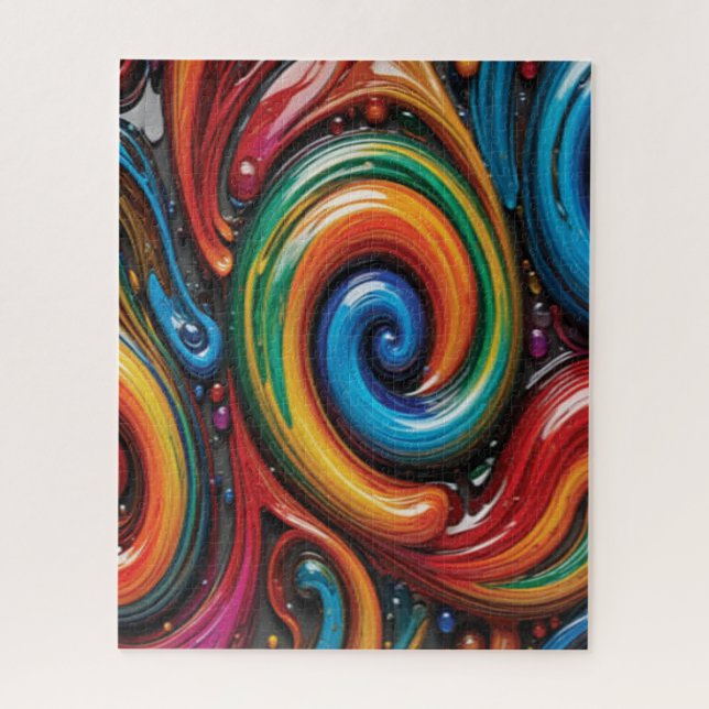Puzzle Candy Swirls #577 - (Vertical)