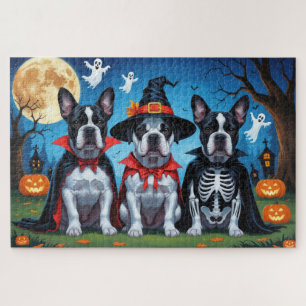 Puzzle Cane Corso Dogs Calabaza Halloween Funny