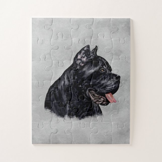 Puzzle Cane Corso - Retrato italiano de mastiff (Vertical)