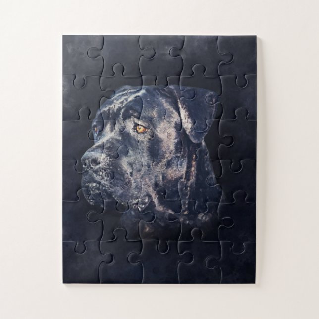 Puzzle Cane Corso - Retrato italiano de mastiff (Vertical)