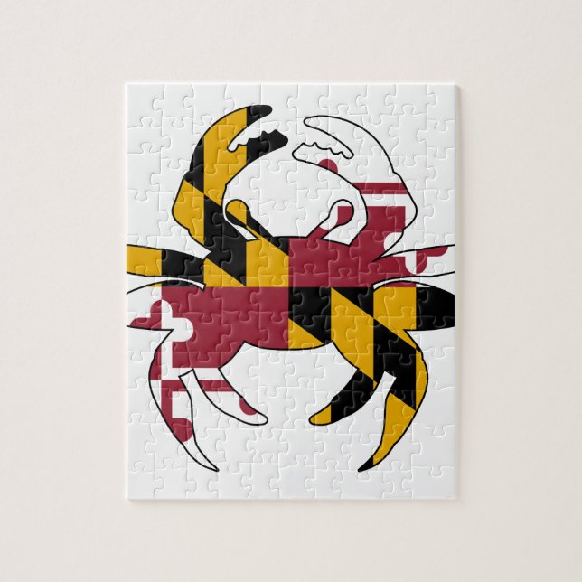 Puzzle Cangrejo de la bandera de Maryland (Vertical)