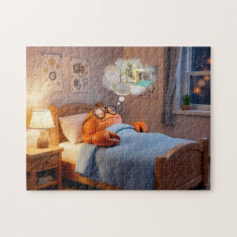Puzzle Cangrejo Durmiente Soñando Con Riqueza Y Tesoro