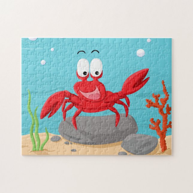 Puzzle Cangrejo lindo (Horizontal)