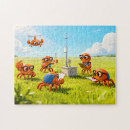 Puzzle Cangrejos Espías Aprendiendo Cómo Funciona la Esta