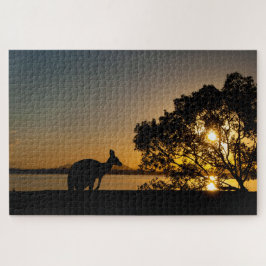 Puzzle Canguro al atardecer 1014 piezas