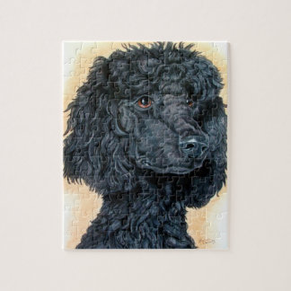 Puzzle Caniche negro