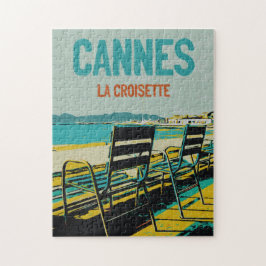 Puzzle Cannes Côte d'Azur La Croisette Illust Francia