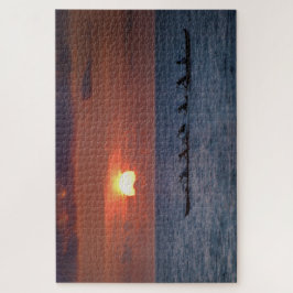 Puzzle Canoa de Big Island Ougatillo al atardecer
