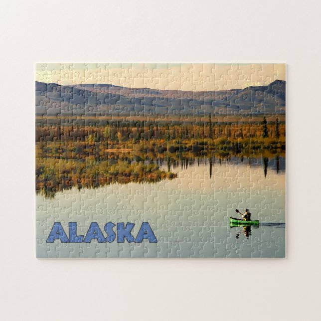 Puzzle Canoe Alaska (Horizontal)