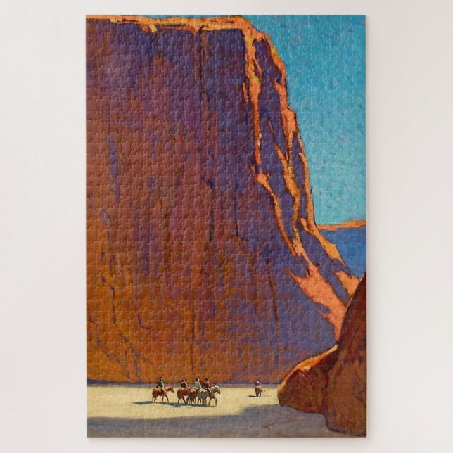 Puzzle “Cañón de Chelly al atardecer” de Edgar Payne (Vertical)